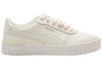 Pre-owned Puma Carina 2.0 Lace (women's) Sneakers In Beige In Sand