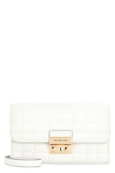 Michael Kors Tribeca Leather Wallet On Chain