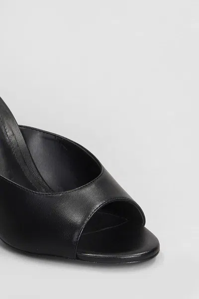 Schutz Slipper-mule In Black Leather