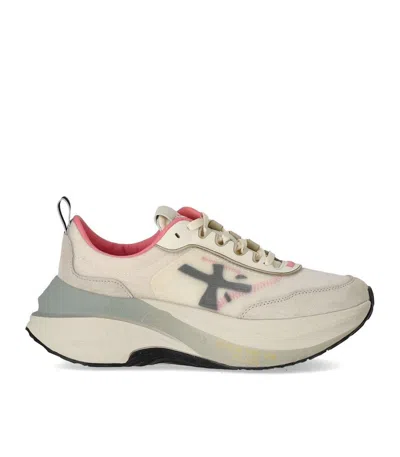 Premiata Hill 7509 Sneaker With Suede And Nylon Accents