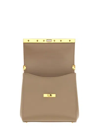 Dolce & Gabbana City Marlene Leather Crossbody Bag