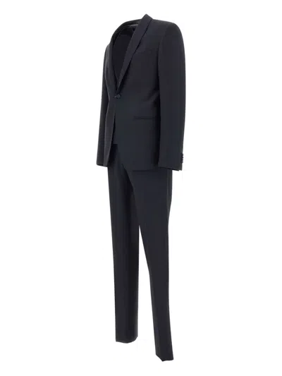 Corneliani Satin-trim Three-piece Suit