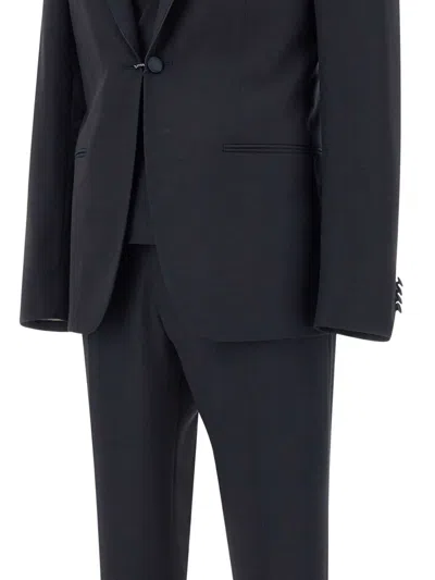 Corneliani Satin-trim Three-piece Suit