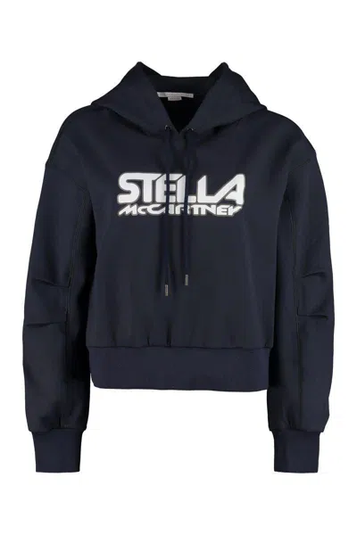 Stella Mccartney Logo Print Jerseysweatshirt Hoodie