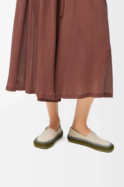 Loewe Rio Suede Espadrilles