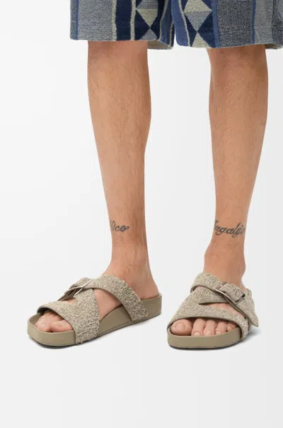 Loewe Open-toe Slippers In Neutral