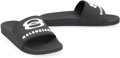 Balenciaga Rubber Slide Sandals For The Pool Men
