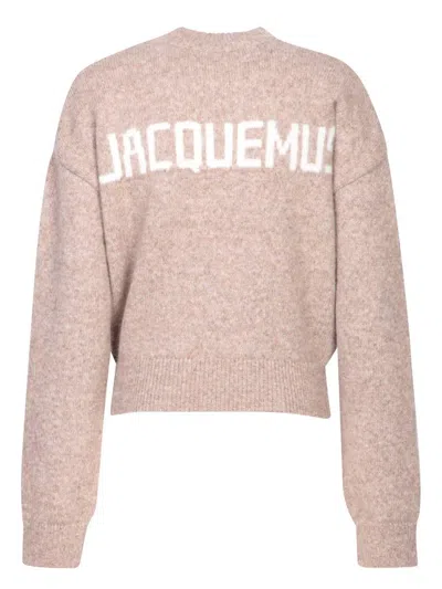 Jacquemus Knit Sweater With Classic Crew Neck And Long Sleeves