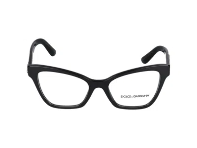 Dolce & Gabbana Womens Black Dg3391b Cat-eye Acetate Optical Glasses