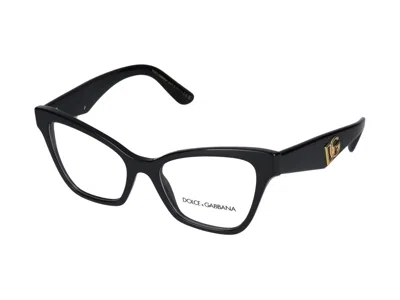 Dolce & Gabbana Womens Black Dg3391b Cat-eye Acetate Optical Glasses