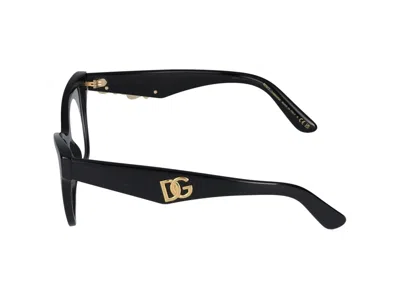 Dolce & Gabbana Womens Black Dg3391b Cat-eye Acetate Optical Glasses