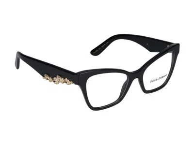 Dolce & Gabbana Womens Black Dg3391b Cat-eye Acetate Optical Glasses