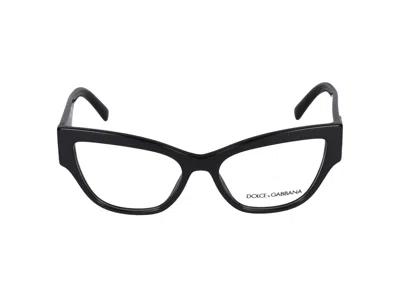 Dolce & Gabbana Womens Black Dg3391b Cat-eye Acetate Optical Glasses