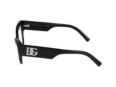 Dolce & Gabbana Womens Black Dg3391b Cat-eye Acetate Optical Glasses