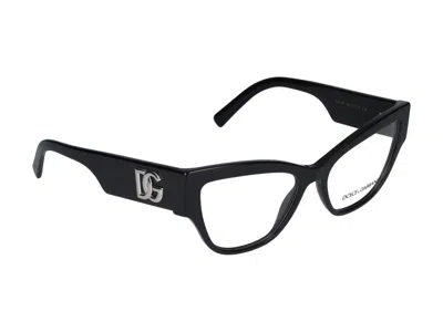 Dolce & Gabbana Womens Black Dg3391b Cat-eye Acetate Optical Glasses