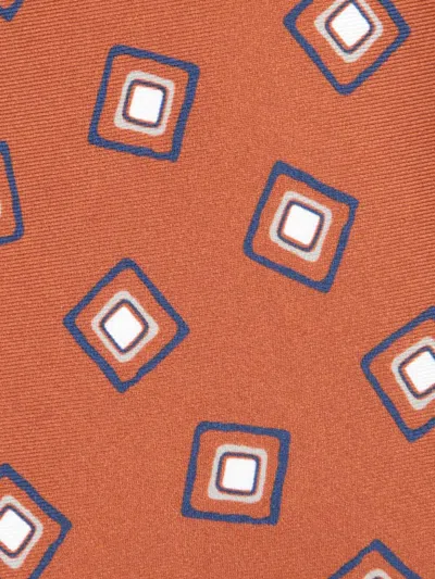 Kiton Patterned Silk Tie