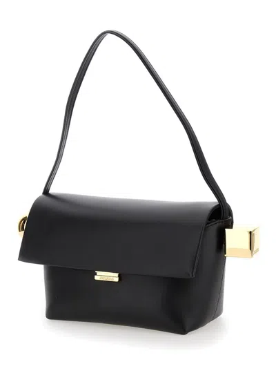 Jacquemus Le Rond Carre Leather Shoulder Bag