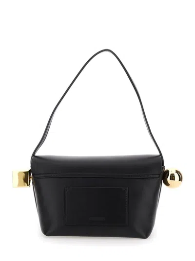 Jacquemus Le Rond Carre Leather Shoulder Bag