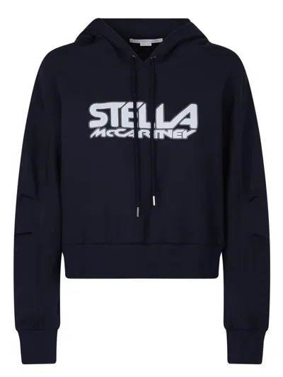 Stella Mccartney Logo Print Jerseysweatshirt Hoodie