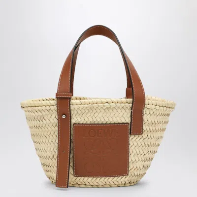 Loewe Natural Straw And Leather Bag