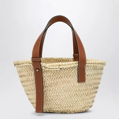 Loewe Natural Straw And Leather Bag