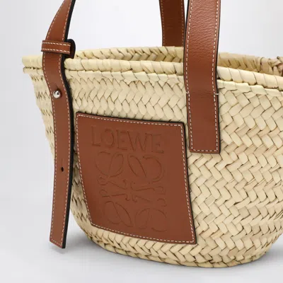 Loewe Natural Straw And Leather Bag