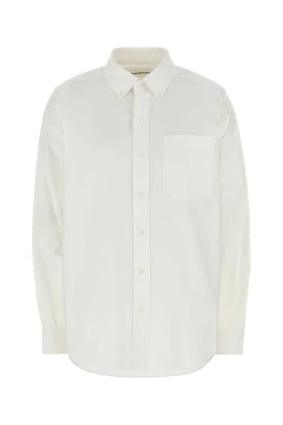 Alexander Wang T T By Alexander Wang Shirt With Logo In White