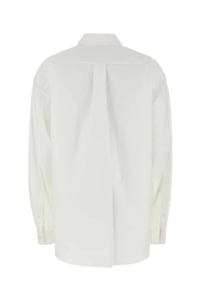 Alexander Wang T T By Alexander Wang Shirt With Logo In White