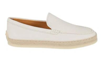 Tod's Women's Leather Moccasins With Outsol Loafer