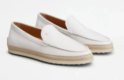 Tod's Women's Leather Moccasins With Outsol Loafer