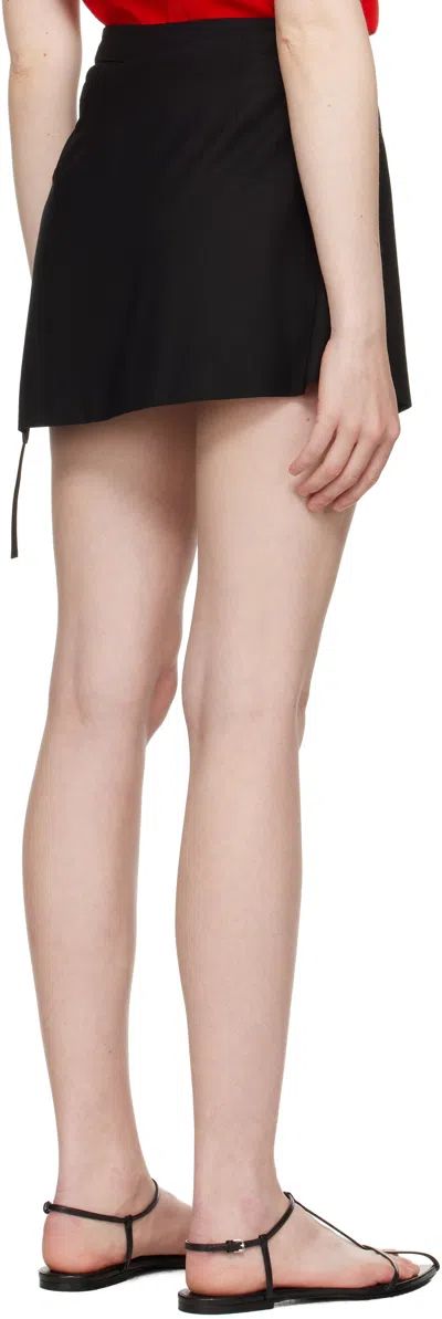 Dunst Black Mini Skort In Black