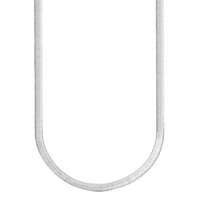 Donatello Gian 925 Sterling Silver 3.5m Herringbone Necklace