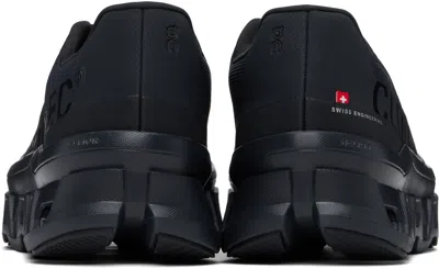 On Cloudmster Void Rubber-trimmed Mesh Running Sneakers In Black