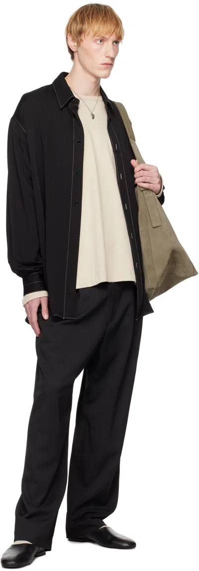 Lemaire Black Loop Shirt