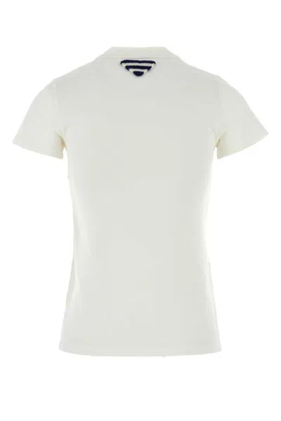 Prada Stamped Logo Crew Neck T-shirt