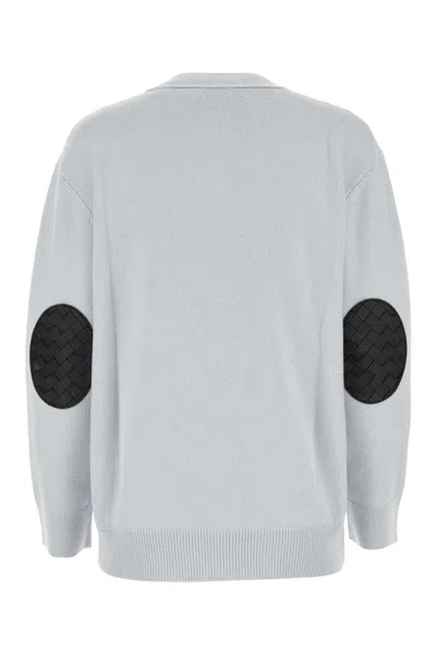Bottega Veneta Powder Blue Stretch Cashmere Blend Cardigan