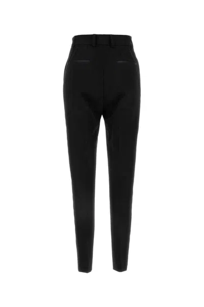 Dolce & Gabbana Women Stretch Wool And Silk Trousers