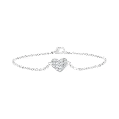 Donatello Gian Crystal Heart Bracelet