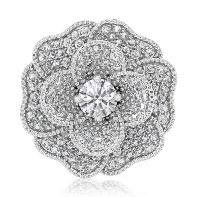 Donatello Gian Fancy Floral Cocktail Ring