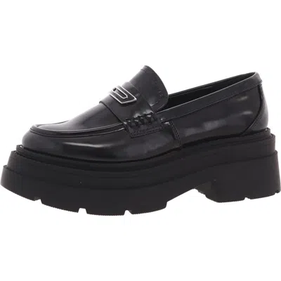 Wild Pair Nelley Womens Faux Leather Slip-on Loafers