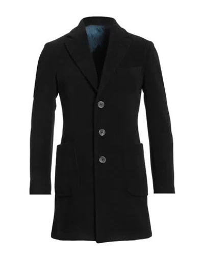 Tela-n° Man Coat Black Size 40 Polyester