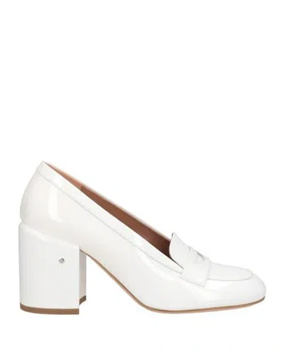 Laurence Dacade Woman Loafers White Size 7.5 Leather
