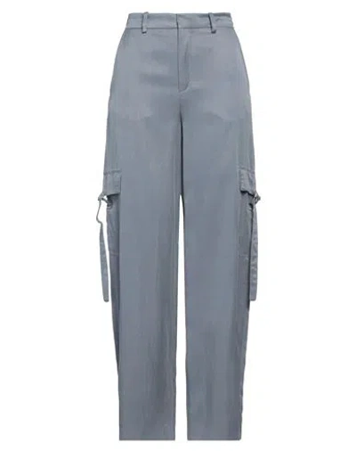 Drykorn Woman Pants Slate Blue Size 29 Cupro, Cotton