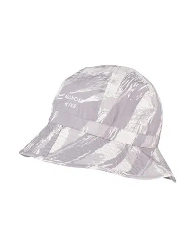 Moncler Genius 4 Moncler Hyke Man Hat Light Grey Size L Polyester