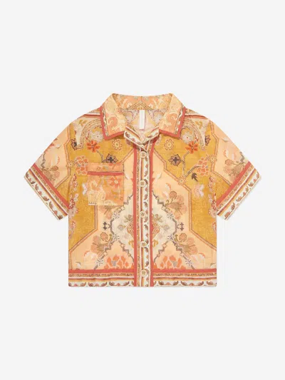 Zimmermann Girls Wylie Pocket Blouse