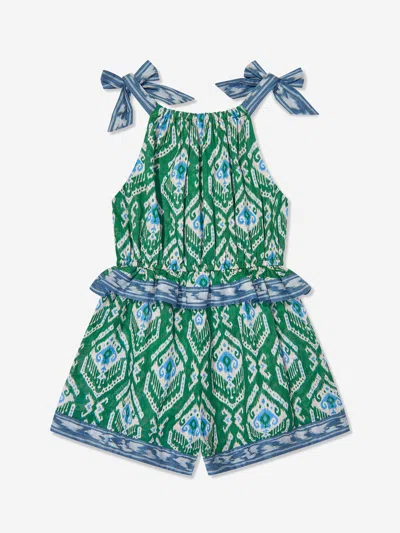 Zimmermann Girls Wylie Frill Halter Playsuit