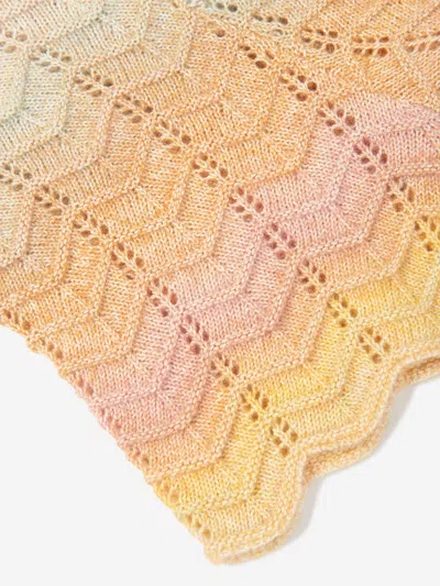 Zimmermann Girl's Tallow Chevron Knit Shorts