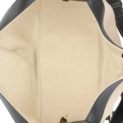 Pre-owned Loewe Beige Black Brown Leather Shoulder Bag () In Multi