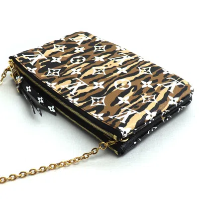 Pre-owned Louis Vuitton Black Monogram Pochette Shoulder Bag ()