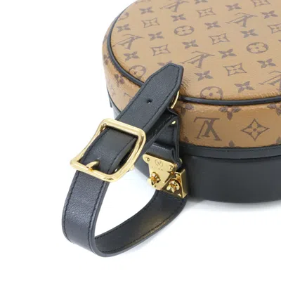 Pre-owned Louis Vuitton Black Monogram Reverse Monogram Reverse Shoulder Bag ()